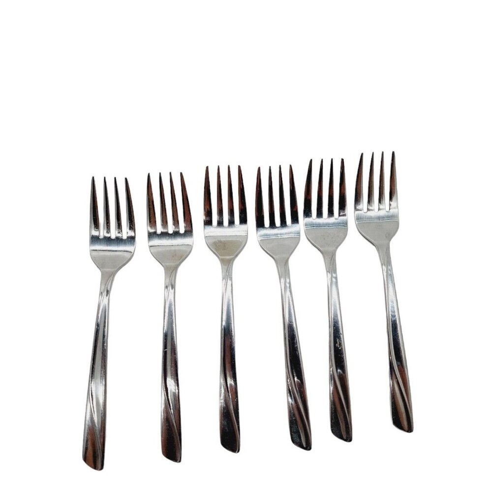 Danielle Stainless steel Flatware Fork set of 6 made in Korea